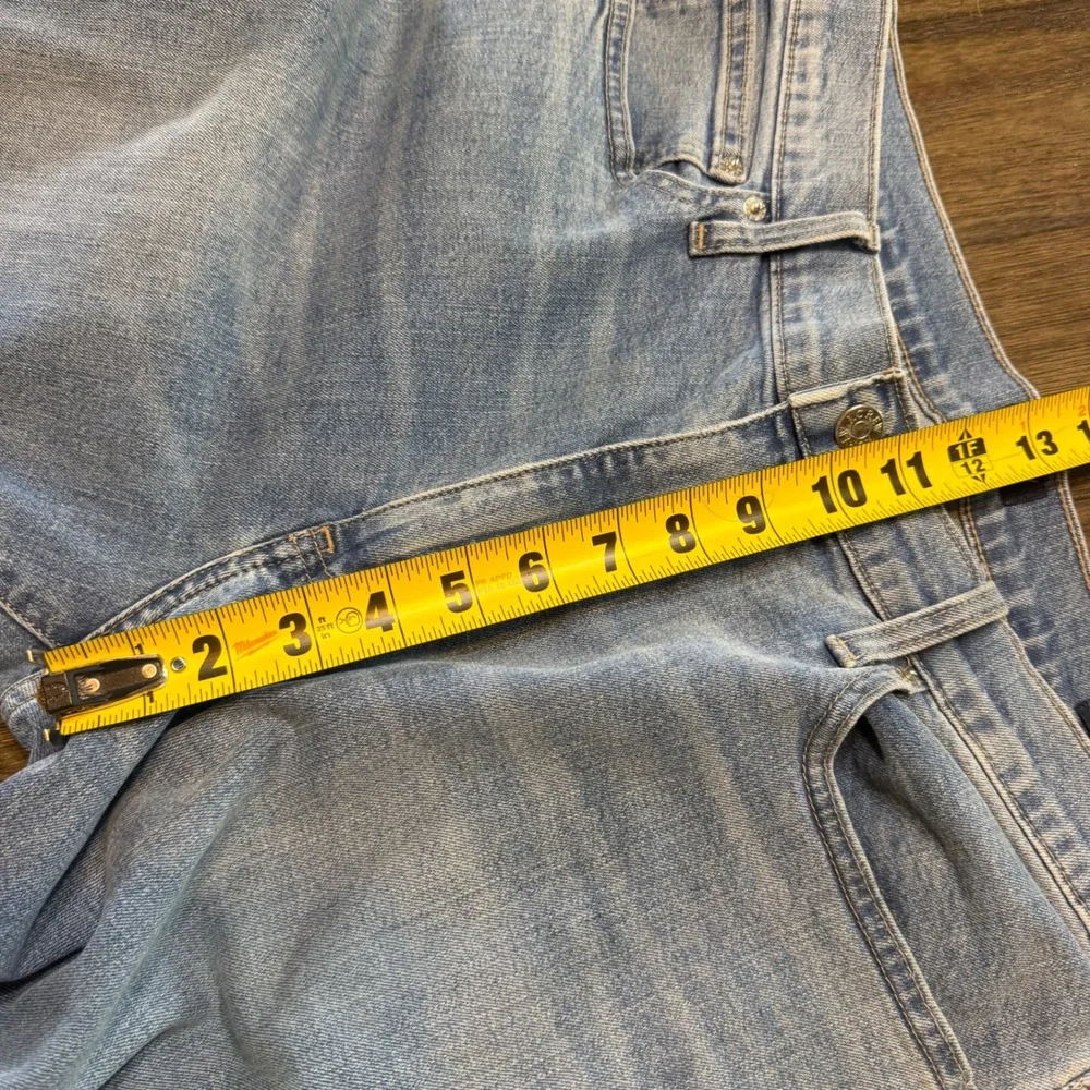 J.Crew Flex Mens Straight Leg Jeans 34x30 Light Wash Blue Stretch Denim Pants